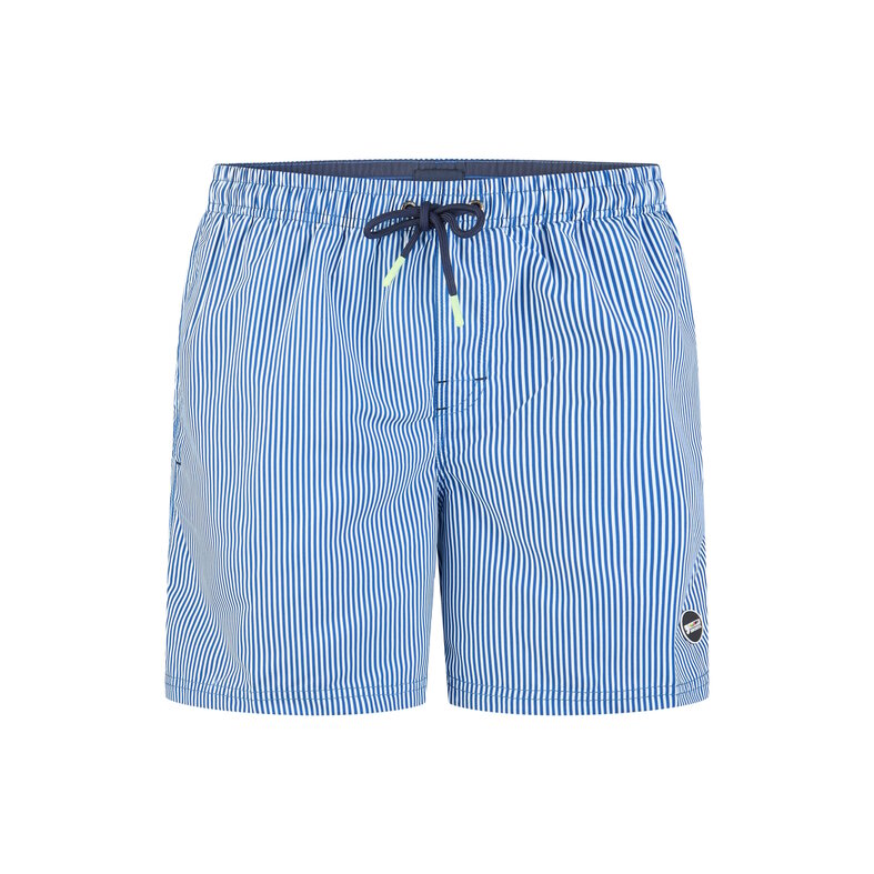 Happy Shorts Happy Shorts Men's Swim Short Dark Blue Striped