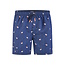 Happy Shorts Happy Shorts Men's Swim Short Dark Blue Mandarin Fruit Print