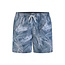 Happy Shorts Happy Shorts Men's Swim Short Palm Leaves Print Blue Gray