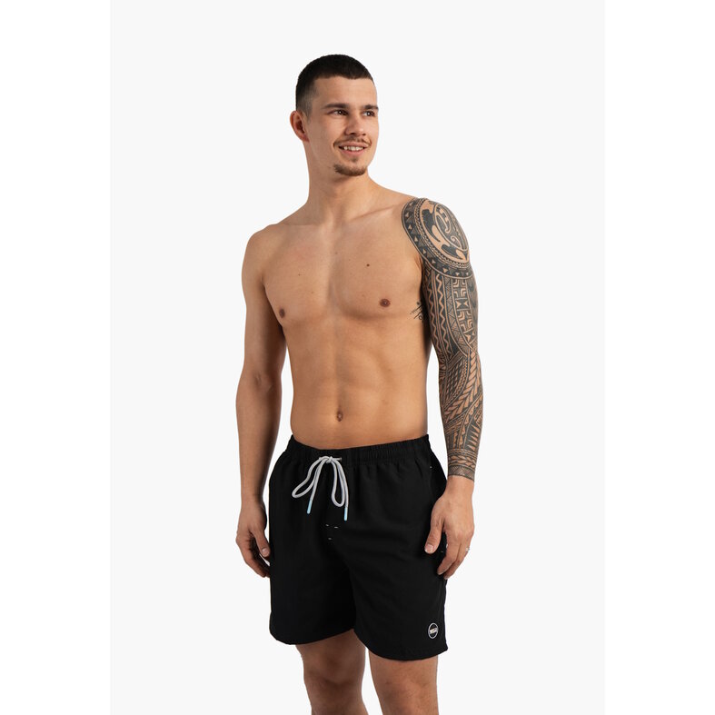 Happy Shorts Happy Shorts Heren Zwemshort Effen Zwart