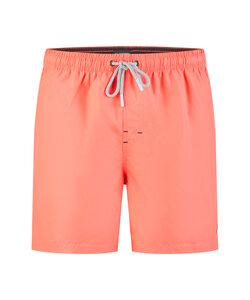 Happy Shorts Men's Swim Short Plain Neon Red
