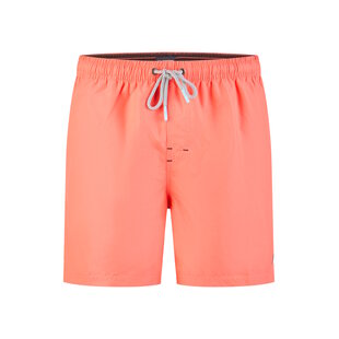Happy Shorts Heren Zwemshort Effen Neon Rood