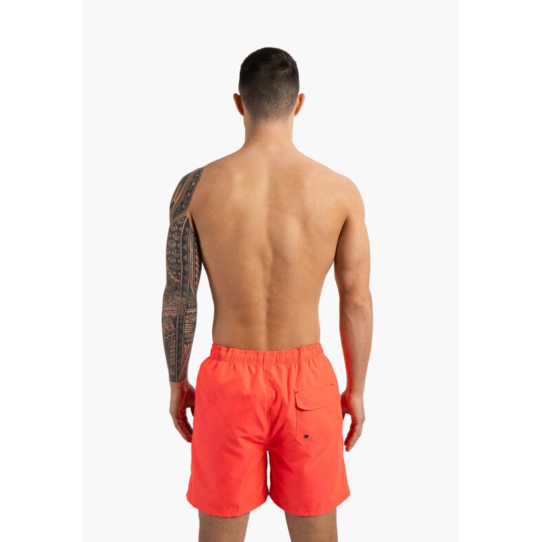 Happy Shorts Happy Shorts Heren Zwemshort Effen Neon Rood