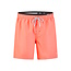 Happy Shorts Happy Shorts Men's Swim Short Double Waistband Solid Neon Red