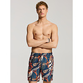 Shiwi Shiwi Men's Swim Short MIKE 7" Leaf Print Multicolor