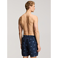 Shiwi Shiwi Heren Zwemshort MIKE 7" Vis Print Donkerblauw