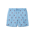 Shiwi Shiwi Heren Zwemshort MIKE 7" Kreeft Print Blauw/Rood