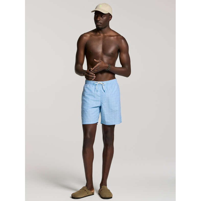 Shiwi Shiwi Heren Zwemshort MIKE 7" Print Lichtblauw