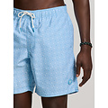 Shiwi Shiwi Men's Swim Short MIKE 7" Print Light Blue