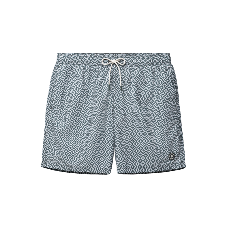 Shiwi Shiwi Heren Zwemshort MIKE 7" Print Groen