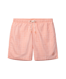 Shiwi Heren Zwemshort MIKE 7" Print Koraal Oranje