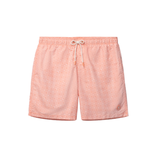 Shiwi Heren Zwemshort MIKE 7" Print Koraal Oranje