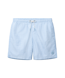 Shiwi Men's Swim Short MIKE 7" Print Light Blue