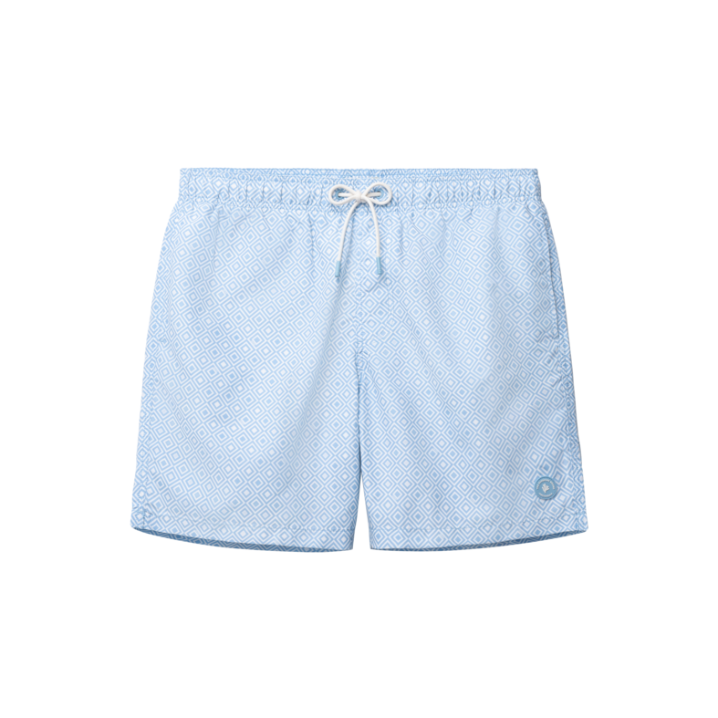 Shiwi Shiwi Heren Zwemshort MIKE 7" Print Lichtblauw