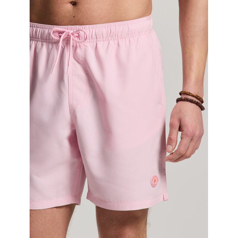 Shiwi Shiwi Heren Zwemshort MIKE 7" Effen Licht Roze