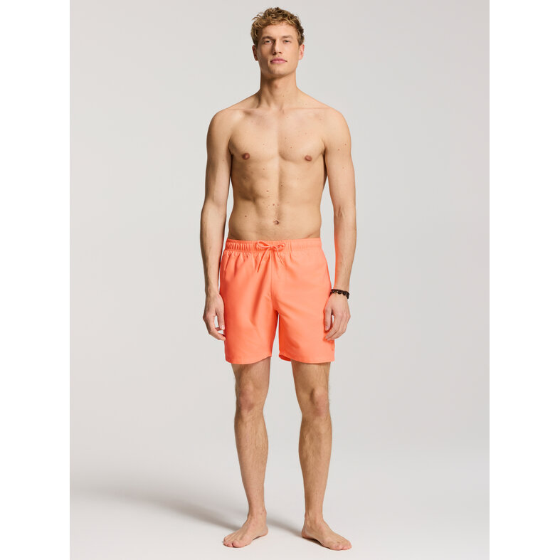 Shiwi Shiwi Heren Zwemshort MIKE 7" Effen Neon Oranje