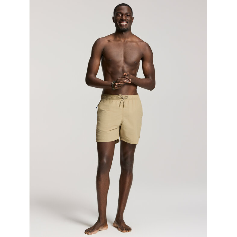 Shiwi Shiwi Heren Zwemshort MIKE 7" Effen Beige