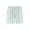 Shiwi Shiwi Heren Zwemshort Broad Stripe Lichtgroen/Wit