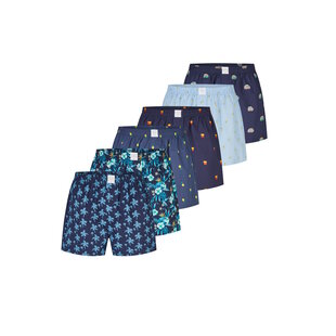 MG-1 Wijde Kinder Boxershorts Jongens 6-Pack Printopdruk D725K