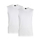 Alan Red Alan Red Men's Undershirt MONTANA Sleeveless Round Neck 2-Pack White