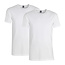 Alan Red Alan Red Men's Undershirt OTTOWA Stretch T-shirt Round Neck 2-Pack White