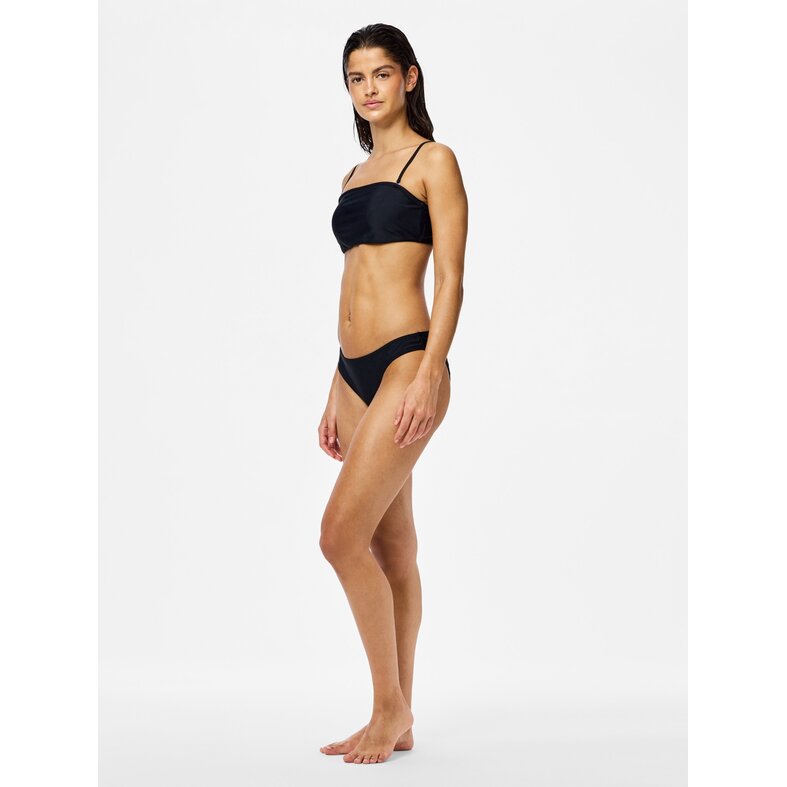 PIECES Pieces Women's Bikini Slip PCBAOMI Solid Black