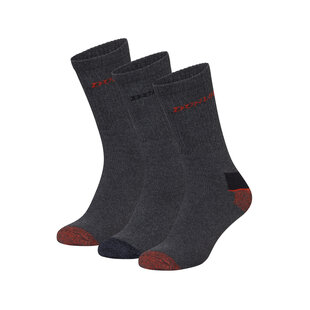 Dunlop Heren Werksokken 3-Pack Grijs