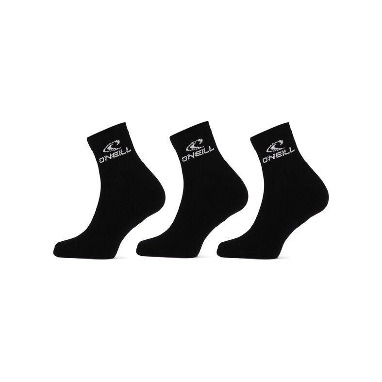 O'Neill O'Neill Sports Socks Unisex Quarter 9-Pack Solid Black