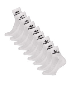 O'Neill Sportsokken Unisex Quarter 9-Pack Effen Wit