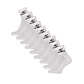 O'Neill O'Neill Sportsokken Unisex Quarter 9-Pack Effen Wit