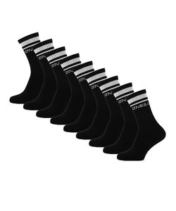 O'Neill Sports Socks Unisex 9-Pack Solid Black