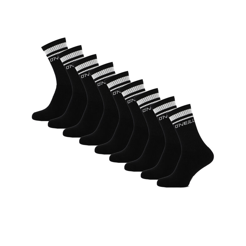 O'Neill O'Neill Sports Socks Unisex 9-Pack Solid Black