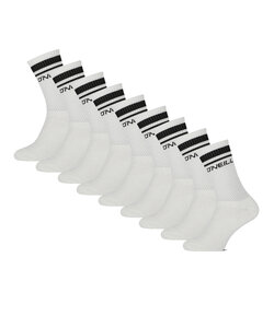 O'Neill Sports Socks Unisex 9-Pack Plain White