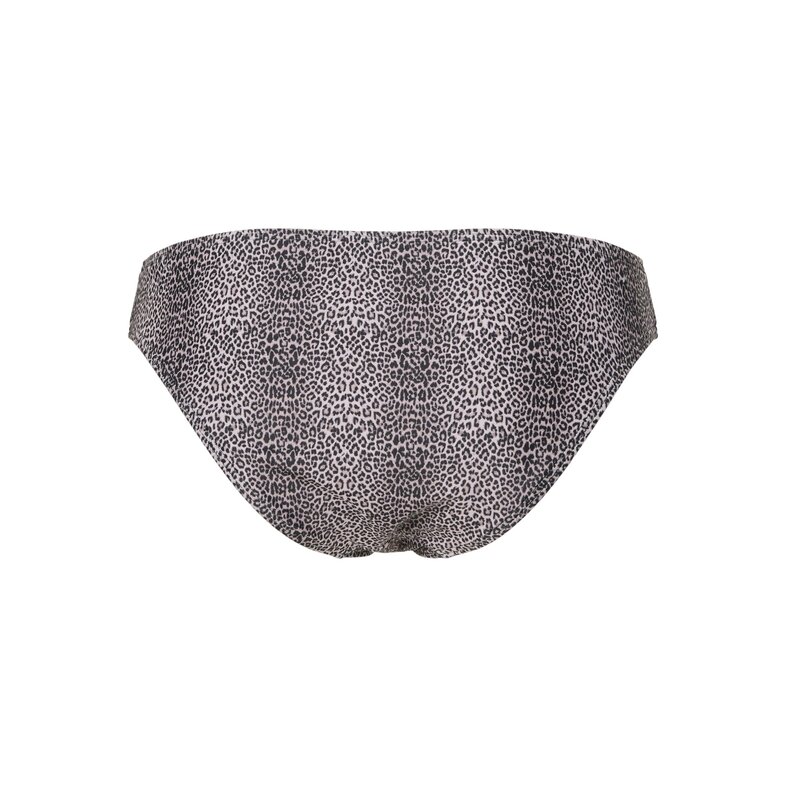 PIECES PIECES Dames Bikini Slip PCBAOMI Zwart/Luipaard Print