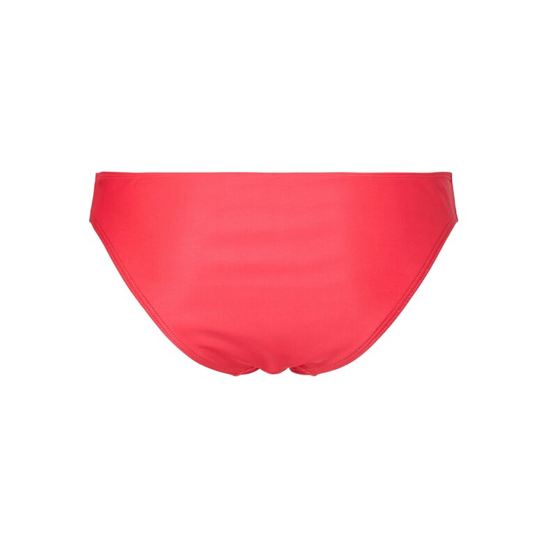 PIECES PIECES Dames Bikini Slip PCBAOMI Effen Rood