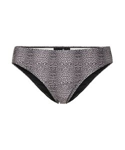 PIECES Dames Bikini Slip PCBAOMI Zwart/Luipaard Print