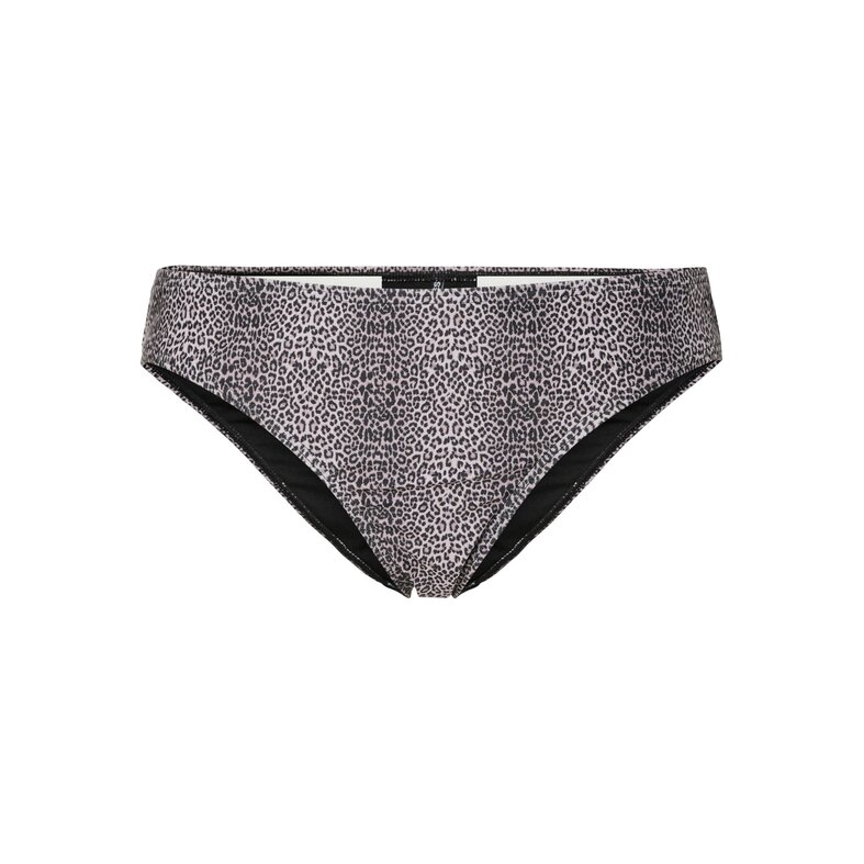 PIECES PIECES Dames Bikini Slip PCBAOMI Zwart/Luipaard Print