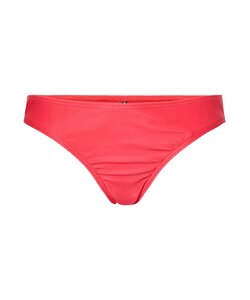 PIECES Dames Bikini Slip PCBAOMI Effen Rood