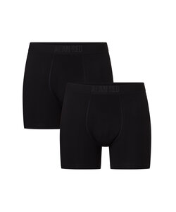 Alan Red Men's Boxer Shorts 2-Pack Plain Black
