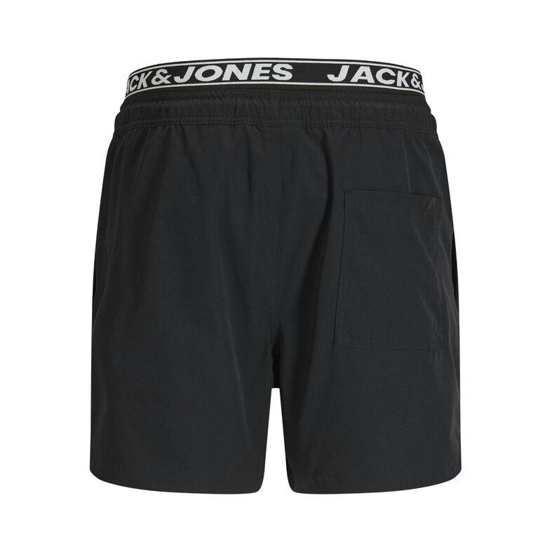 Jack & Jones Jack & Jones Heren Zwemshort JPSTMAUI SURF Dubbele Waistband Effen Zwart