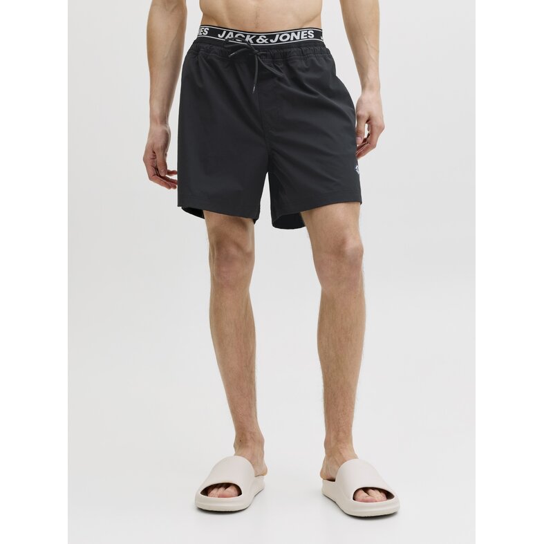 Jack & Jones Jack & Jones Heren Zwemshort JPSTMAUI SURF Dubbele Waistband Effen Zwart