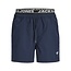 Jack & Jones Jack & Jones Heren Zwemshort JPSTMAUI SURF Dubbele Waistband Effen Donkerblauw