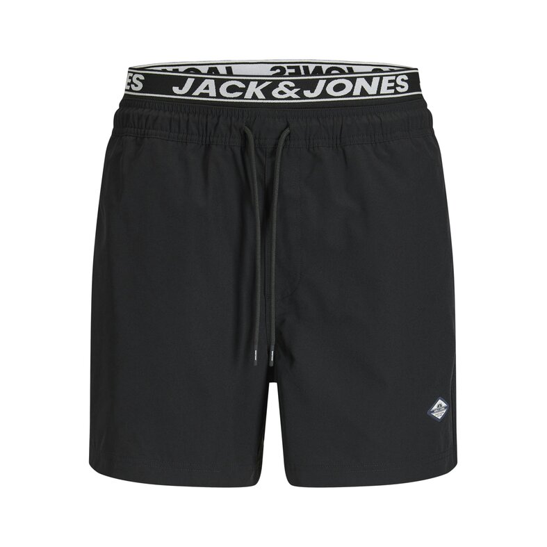 Jack & Jones Jack & Jones Heren Zwemshort JPSTMAUI SURF Dubbele Waistband Effen Zwart