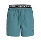 Jack & Jones Jack & Jones Men's Swim Short JPSTMAUI SURF Double Waistband Plain Blue Green