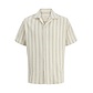 Jack & Jones Jack & Jones Men's Blouse JJECOBA Short Sleeve White Striped