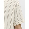 Jack & Jones Jack & Jones Men's Blouse JJECOBA Short Sleeve White Striped