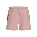 Jack & Jones Jack & Jones Men's Swim Short JPSTMAUI OCEAN Seersucker Striped Red