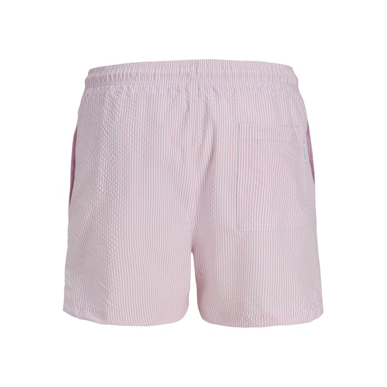 Jack & Jones Jack & Jones Heren Zwemshort JPSTMAUI OCEAN Seersucker Gestreept Lila Paars