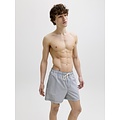 Jack & Jones Jack & Jones Heren Zwemshort JPSTMAUI OCEAN Seersucker Gestreept Donkerblauw
