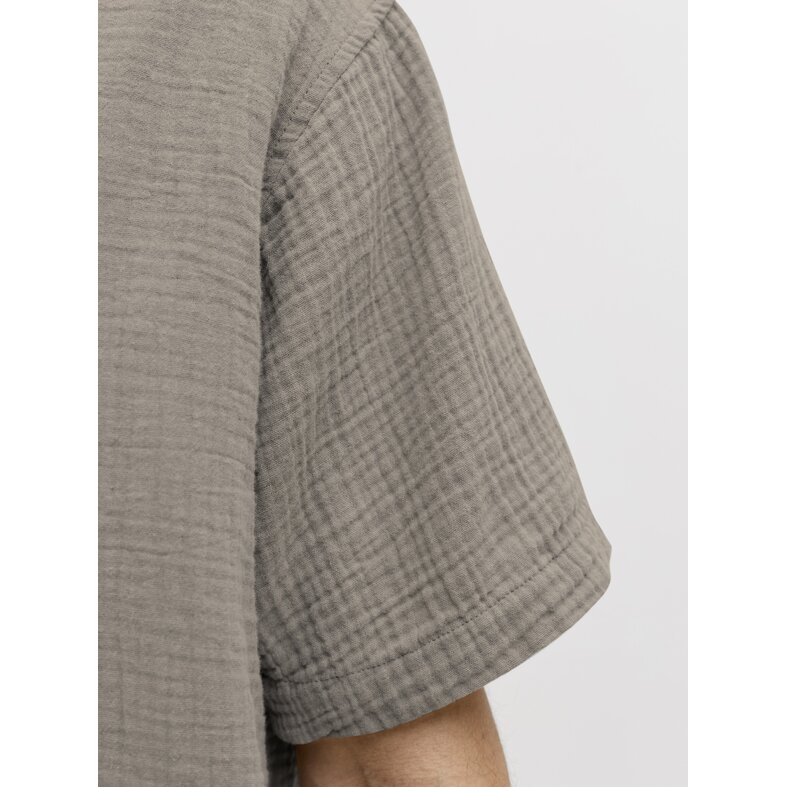 Jack & Jones Jack & Jones Heren Blouse & Shorts Co-ord Set JORNANTUCKET Effen Taupe